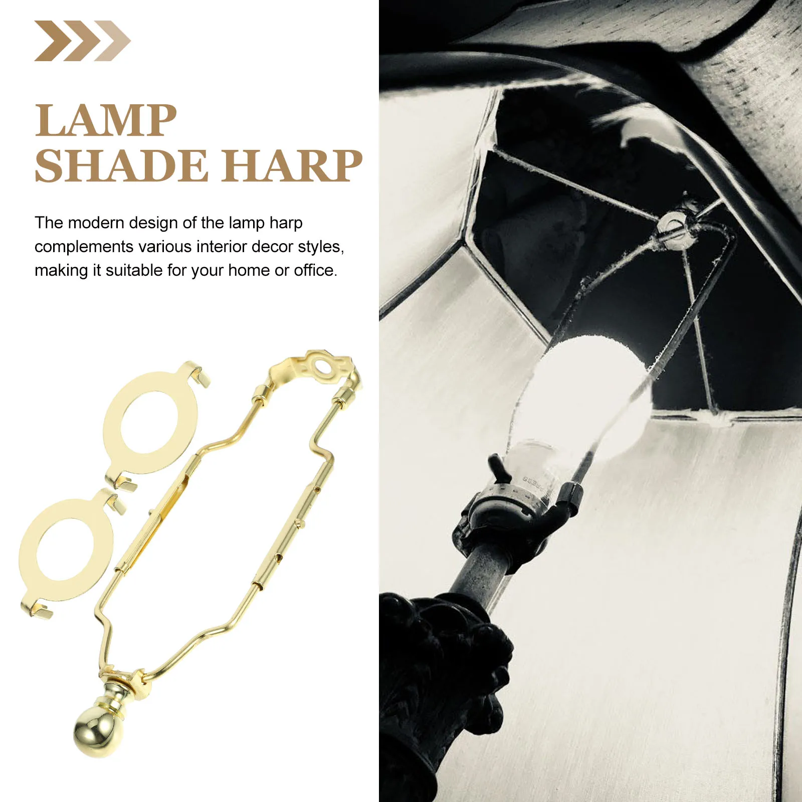 

Lampshade Harp Lamp Harp Adapter Easy Assembly Lamp Parts Kit For Floor Table Lamps LED Lamp Accessories