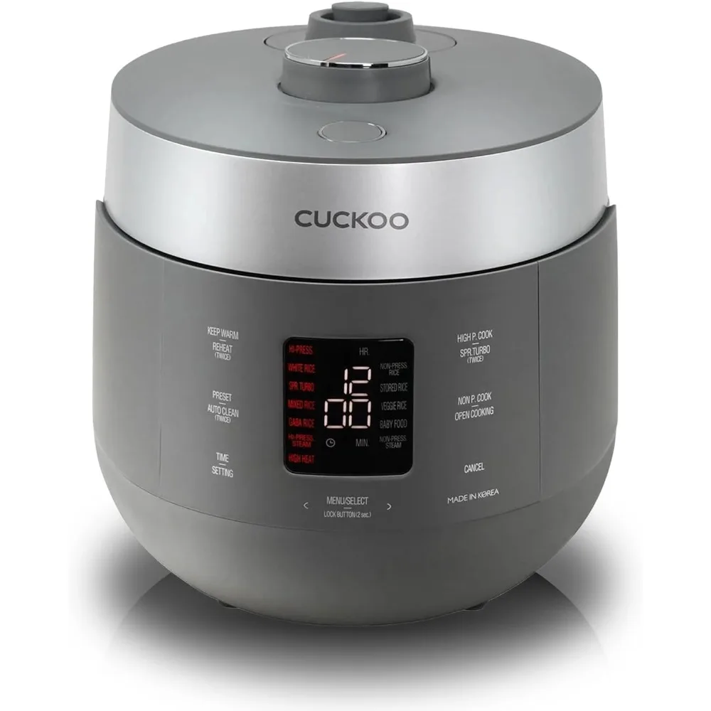 CRP-ST0609FG 6-Cup (Uncooked) / 12-Cup (Cooked) Twin Pressure Rice Cooker & Warmer with Nonstick Inner Pot, 16 Menu Options