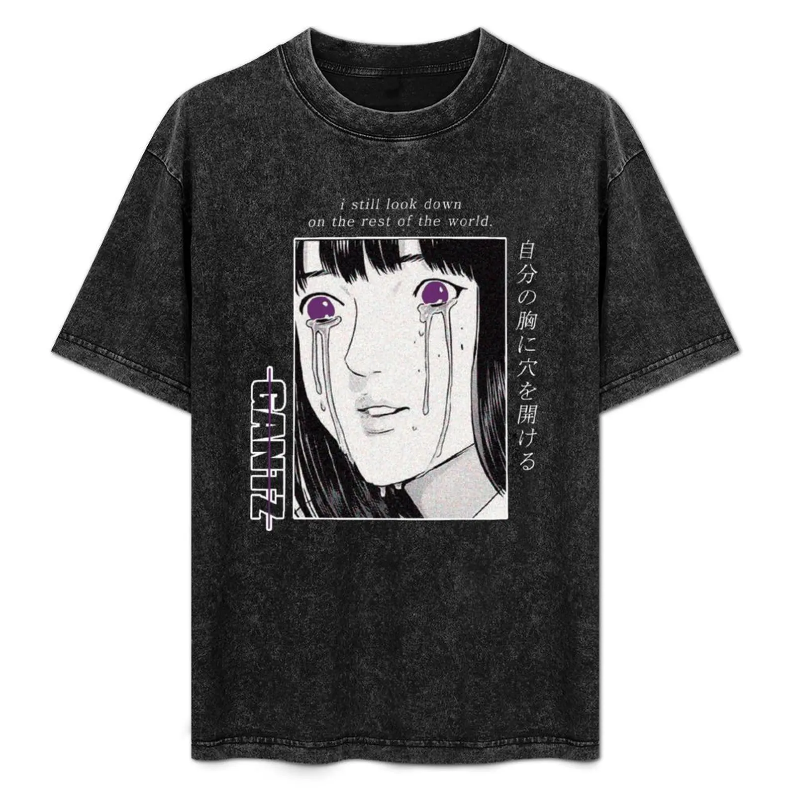 

Gantz ''REST OF THE WORLD'' V1 Manga T-Shirt quick drying aesthetic clothes graphic t shirt vintage summer tops clothing for men