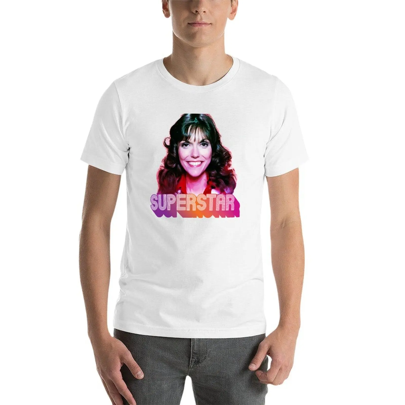 نجار نجم ريترو خمر تي شيرت تي شيرت رجل عادي تي شيرت رجل القطن تي شيرت