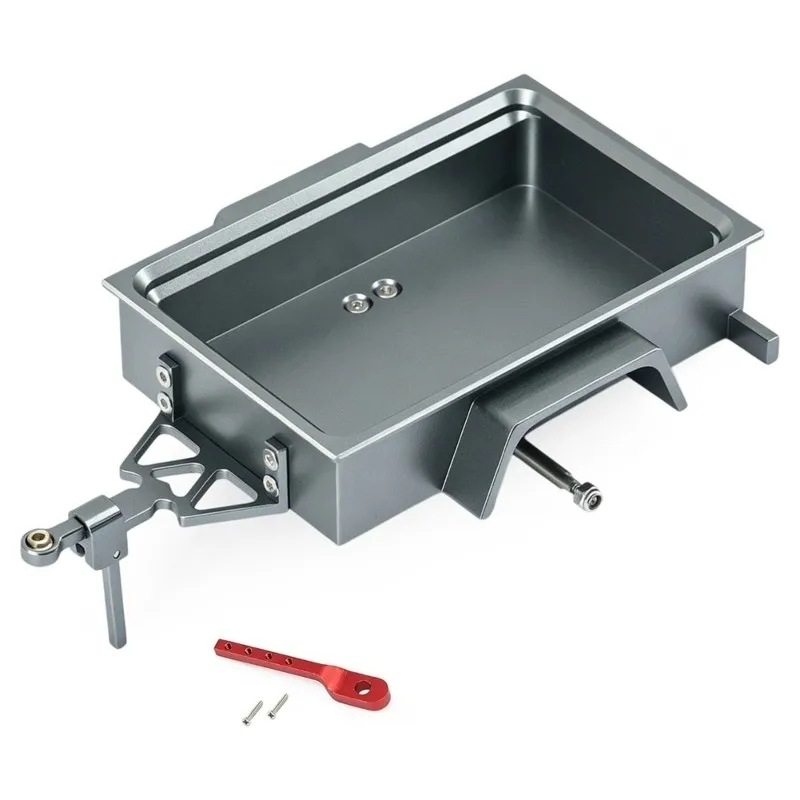 MACH-Aluminum Alloy SCX30 1/30 RC Trailer Chassis Frame Professional For Jeep Bronco K10 Build Model