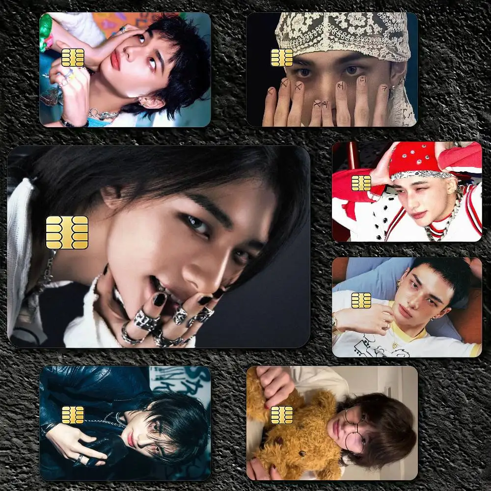 

H-HyunjinS Dancing Prince Sticker Decoration Creative Bank Card Bus Metro Waterproof Sticker