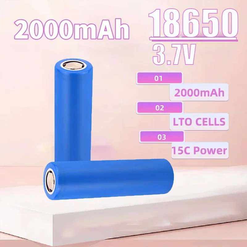 100% Original ICR 18650 battery 2000mAh 3.7V ICR18650 30Q li-ion Rechargeable Batteries Hight Power Discharge 30A Larger Current