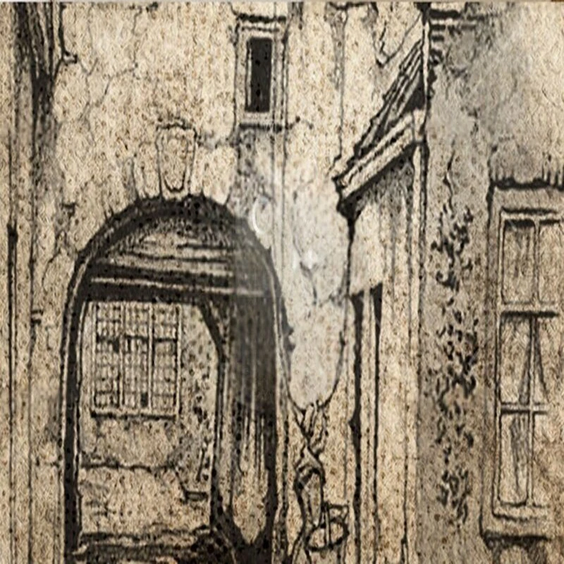 

Wooden board Nostalgic and retro colored wooden board TV luxurious home bedroom background wall