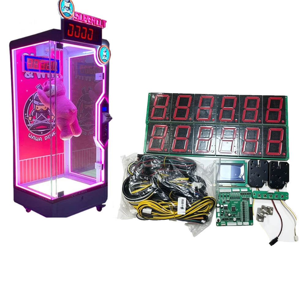 Game Console Motherboard DIY Kit for Physical Store, Traffic Attraction, Warm-up Promotion Machine,Challenge,10 Second Stop Time