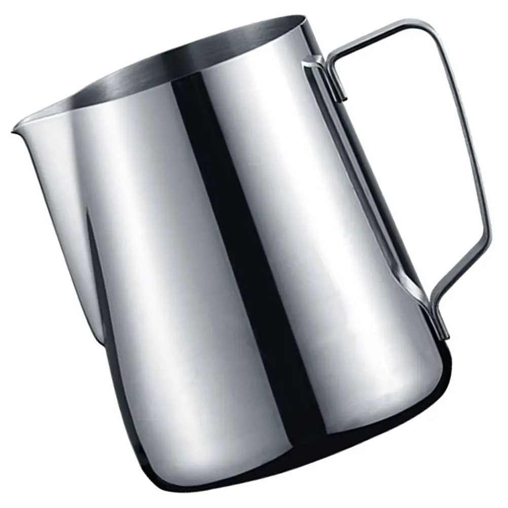 

400ml Stainless Frothing Pitcher Cappuccino Milk Foam Cup Latte Jug Ergonomic H Kitchen Bar Accessories