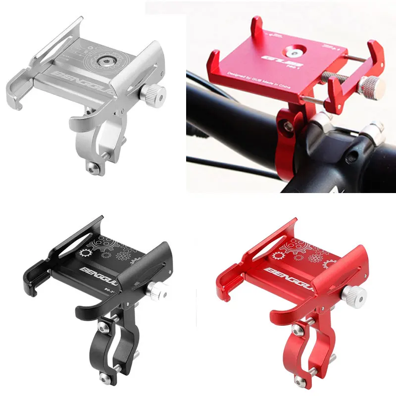 Bicycle Phone Holder For 5.8-9.5 inch Phone MTB Road Bike Motorcycle Electric Bicycle Mount Support Handlebar Clips