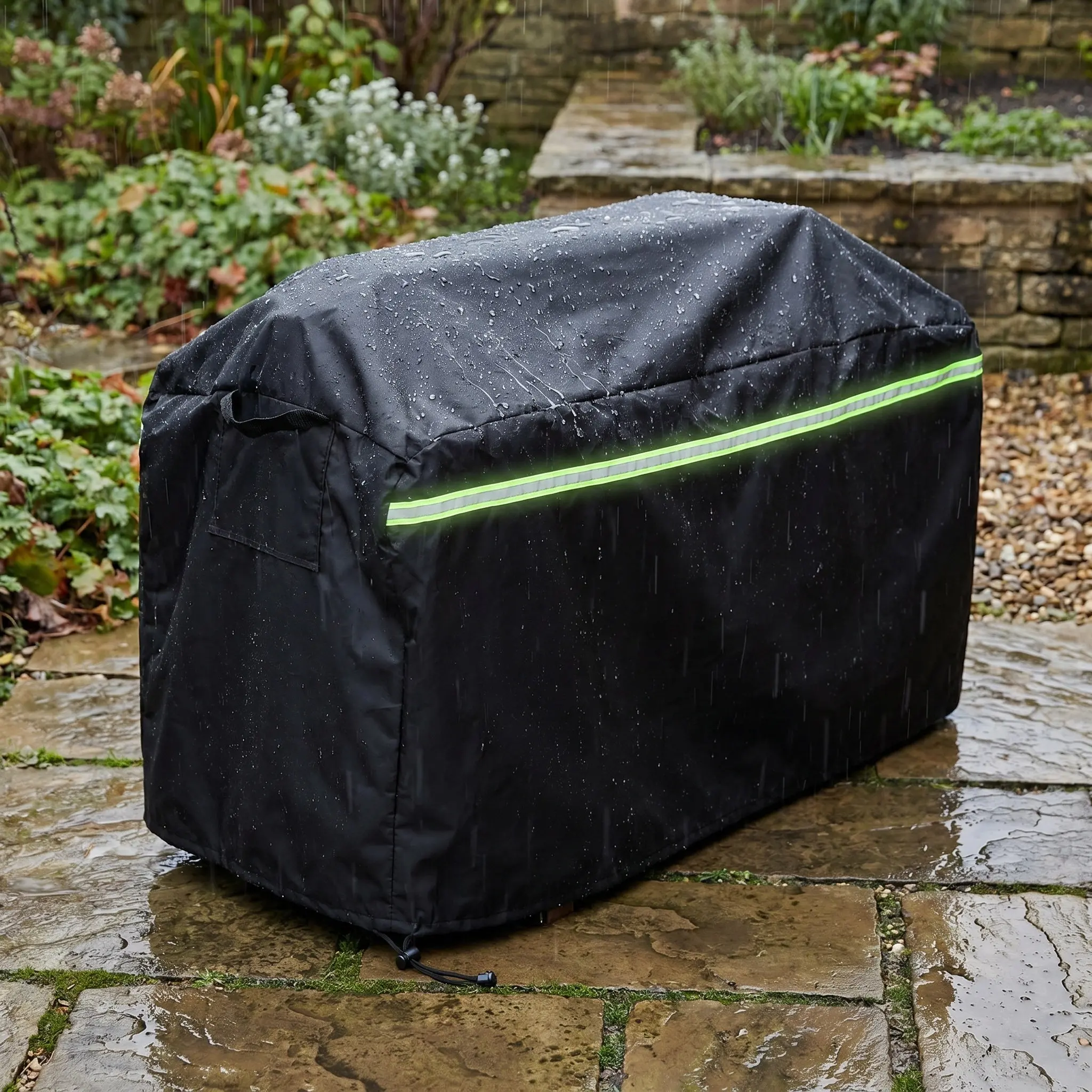 Electric Cover Outdoor Waterproof Uv Resistant Protection Protective Halloween Christmas New Year Outdoor Machine Cover Log