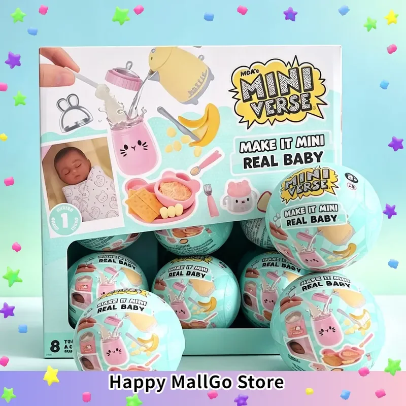Mga Miniverse Make It Mini Real Baby Series Diy Miniature Mystery Blind Box Gifts Toy Model Anime Figures Collect Ornaments Gift