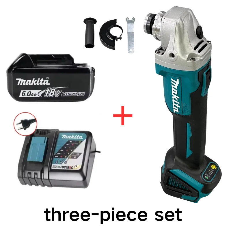 Makita DGA404 18V 6.0Ah 125mm borstelloze lithiumbatterij haakse slijper oplaadbare snijmachine multifunctionele alles-in-één B