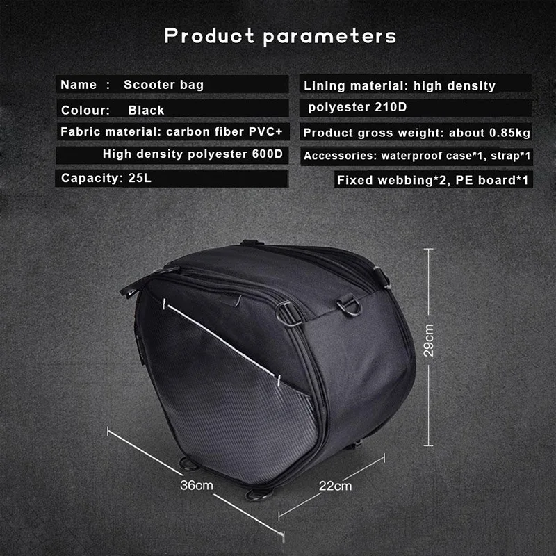 Motorcycle Fuel Tank Bag Large Capacity Storage Travel Waterproof Bag For Honda For PCX 160 125 150 XADV 750 XADV150 ADV150