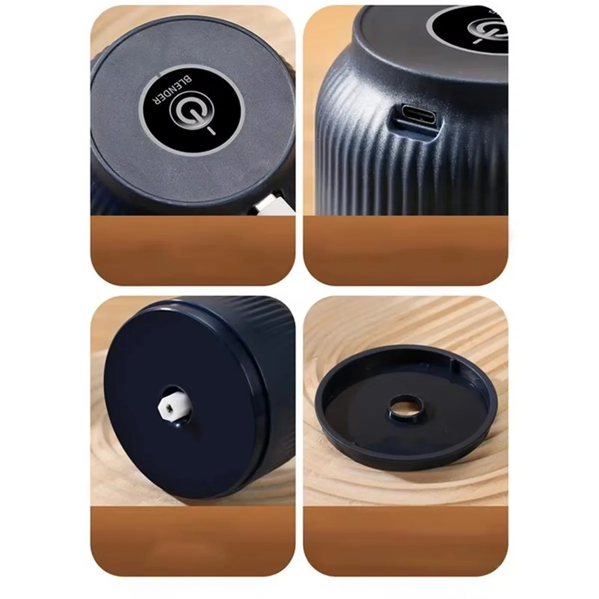 A04I USB Rechargeable Electric Food Chopper - Mini Garlic , Meat Grinder, Vegetable Masher, Kitchen Gadget