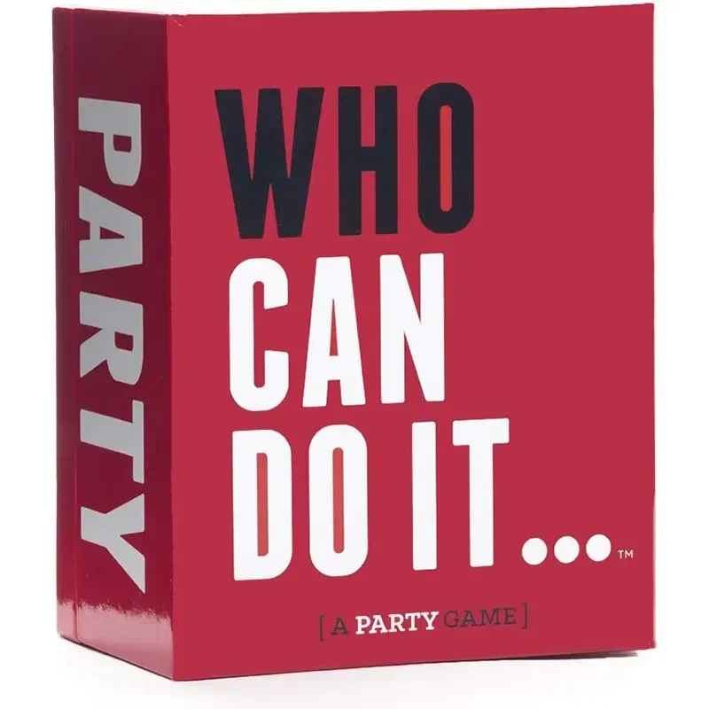 Who Can Do It - Compete with Your Friends to Win These Challenges [A Party Game] Card Game DRUNK STONED OR STUPID