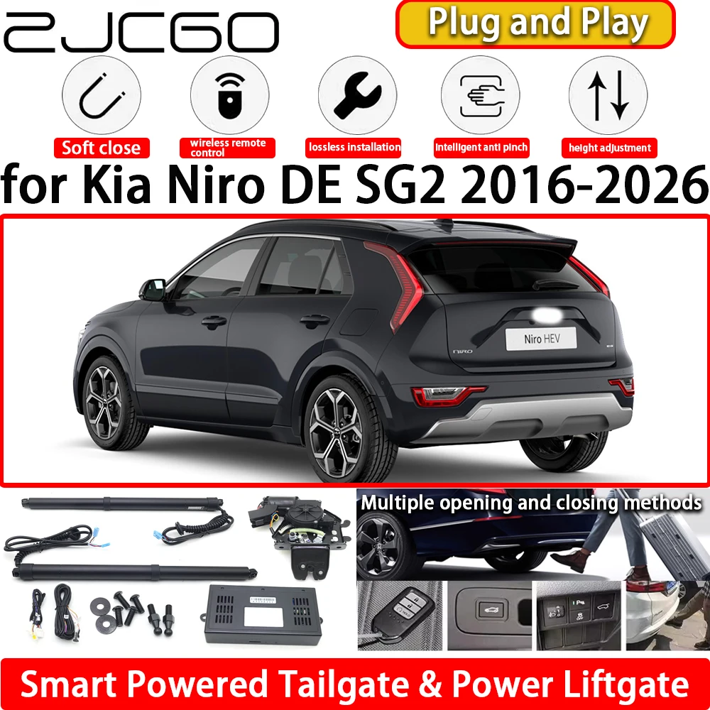 

ZJCGO for Kia Niro DE SG2 2016-2026 OEM Automatic Electric Powered Tailgate Power Liftgate Tail Gate Lift Kit System Plug & Play