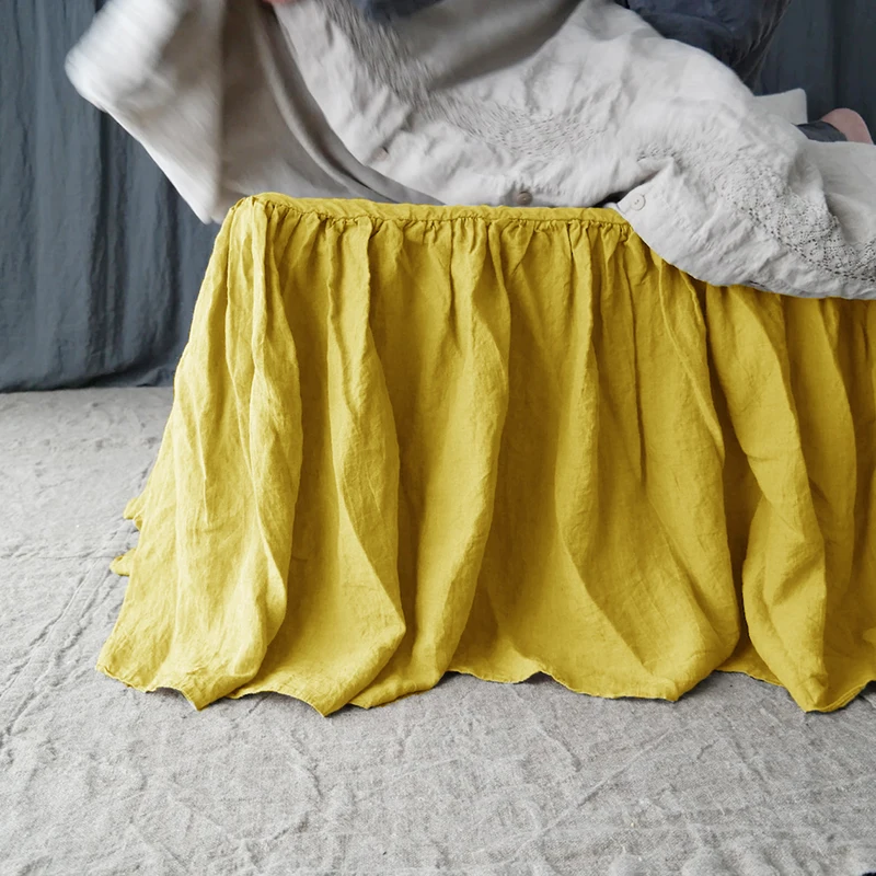 Natural Antibacterial 100%  Hemp, Bedspread Cover, Washed Soft Natural White,  Caramel, Brown Colors, Customize