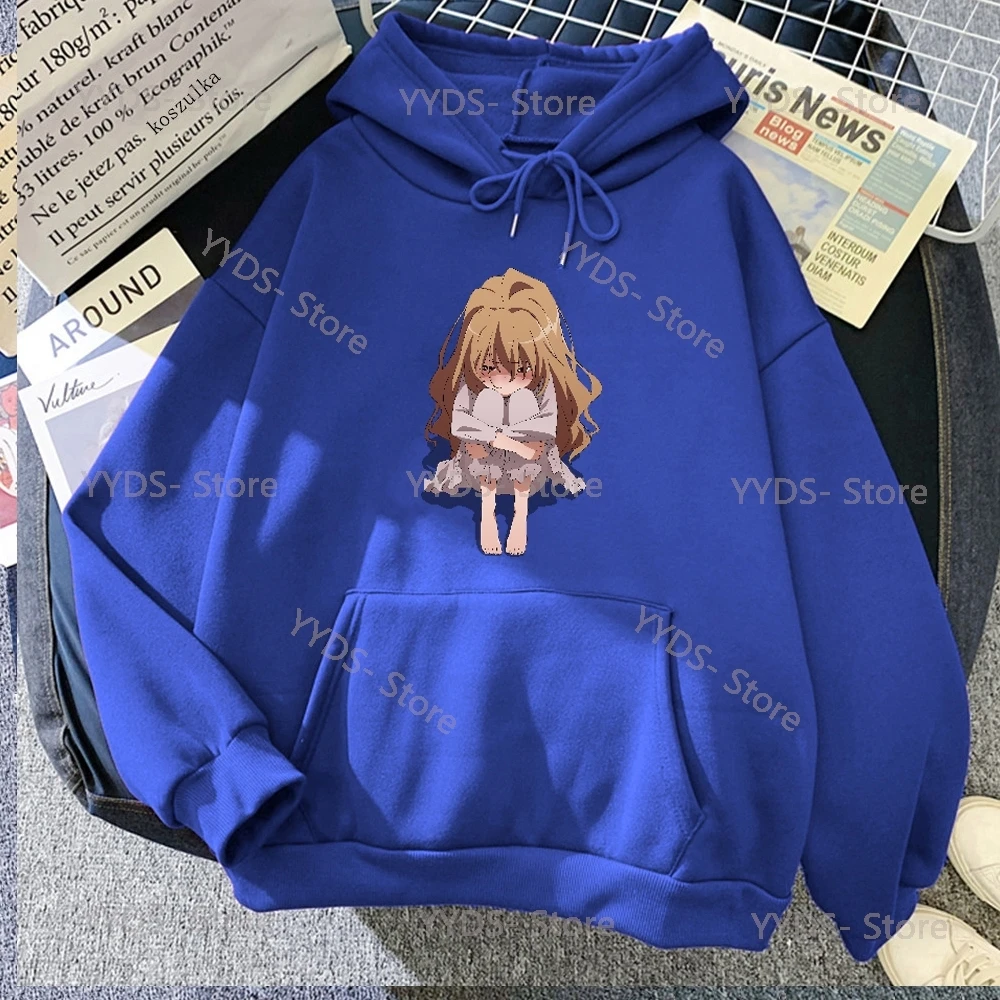 Toradora Aisaka Taiga Hoodie Men/Women Harajuku Kawaii Hoodies Y2k Unisex Anime Cartoon Sweatshirts Fashion Tops Casual Clothes