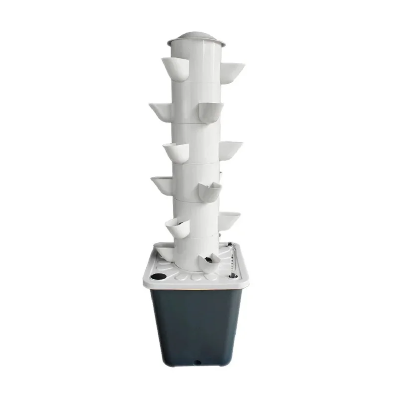 Greenhouse Vertical Tower Vegetable Planter Hydroponic Growing System DIY Balcony Detachable Home Garden