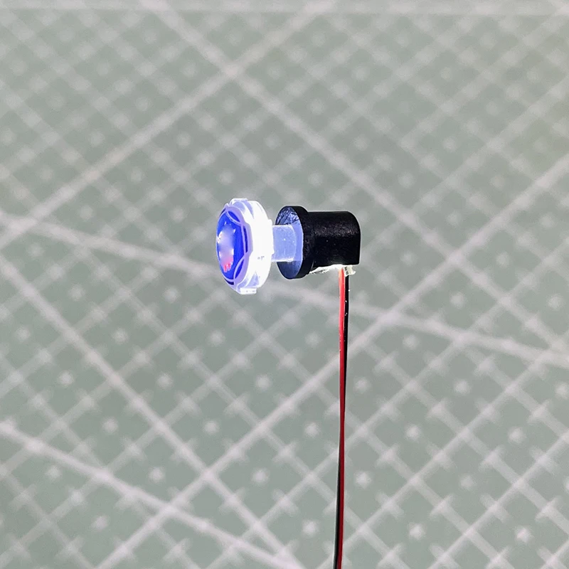 1:14e schaal LED-simulatie lichtgevend kristal auto-logo licht decoratie voor Tamiya RC vrachtwagen SCANIA 770S 6x4 56368 56371 56379