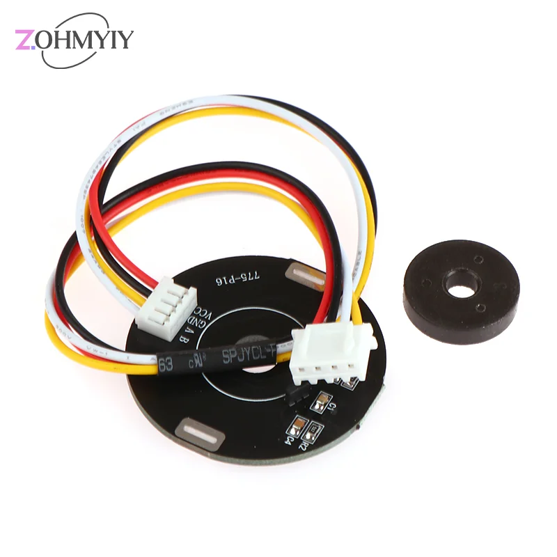 775-P16 Double Hall Magnet Encoder Code Plate Magnetic Induction Rotation Speed Direction Sensor Use To 775 DC Gear Motor