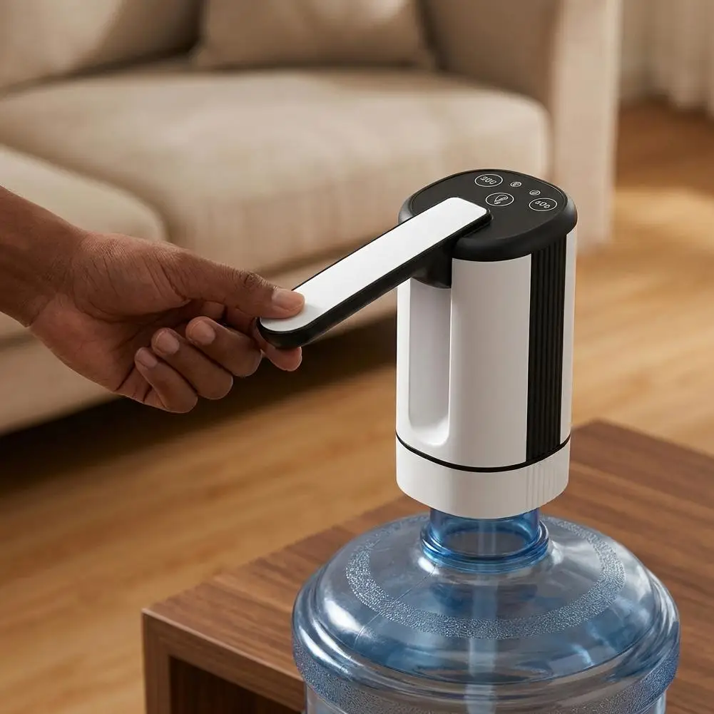 Foldable Bucket Water Pump Water Dispenser Water Pump Automatic Dispenser Pump Button Control Portable For Home