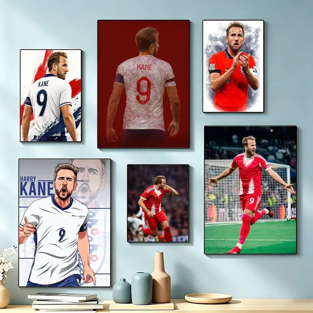 National Team Captain Harry Kane Poster High Quality Dorm Living Room Aesthetic Wall Decoration Painting Stickers Gift