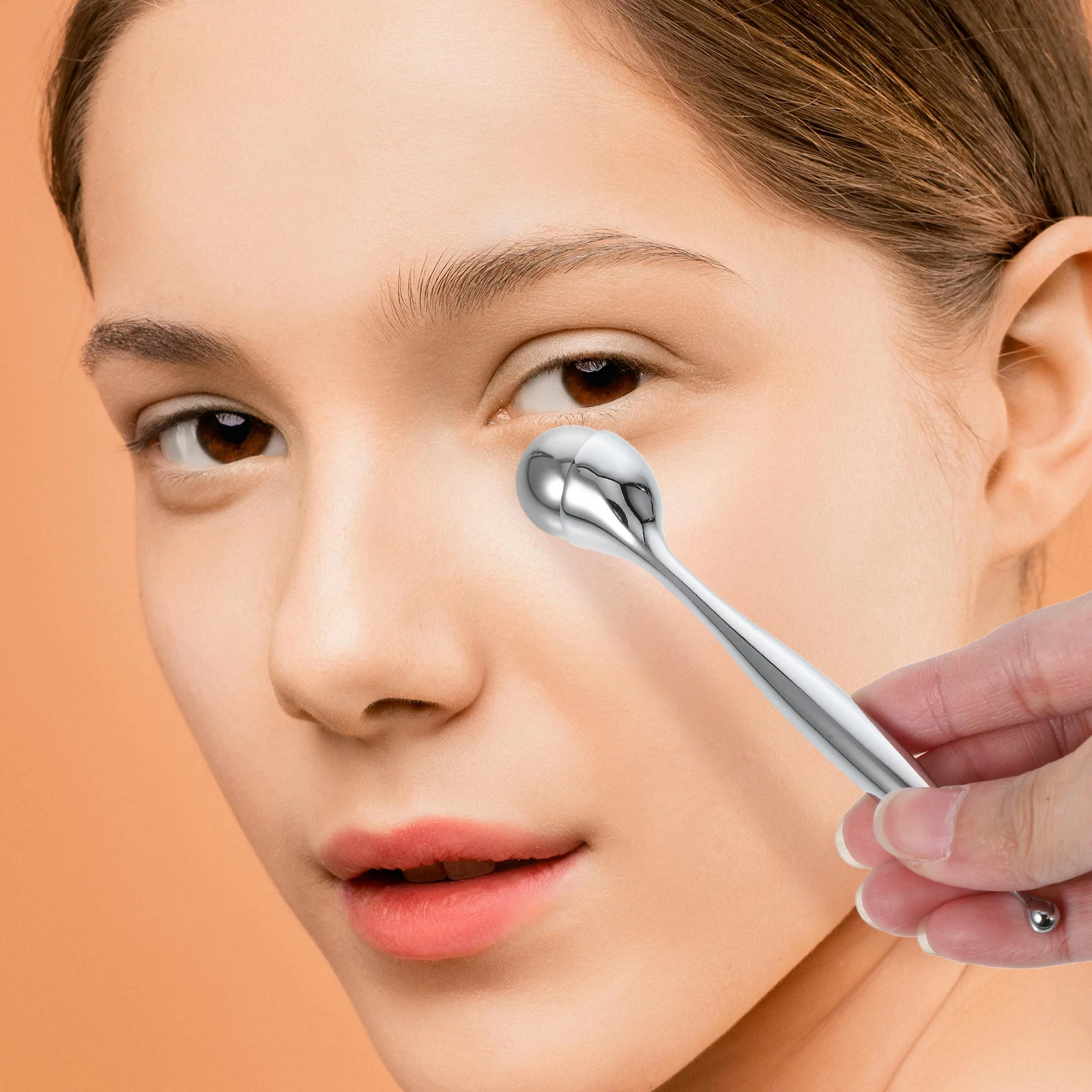 

1Pcs Eye Massage Roller Mini Size Portable Handheld Anti-Wrinkle Tool for Dark Circles Puffiness Reduction Eye Care