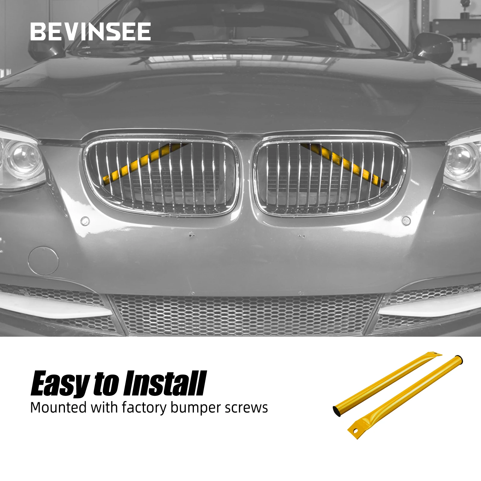 Intake Scoop For BMW E90 E91 E92 E93 Ram Air Cold Car Vent Grille Cover Systems