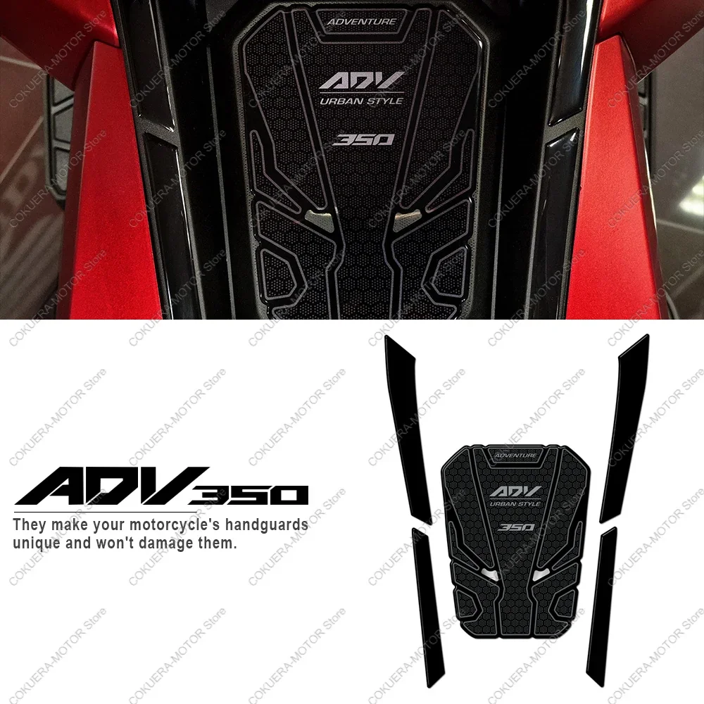 

For ADV350 ADV 350 2022 2023 Motorcycle Accessories Pedal Sticker 3D Epoxy Resin Protective Sticker