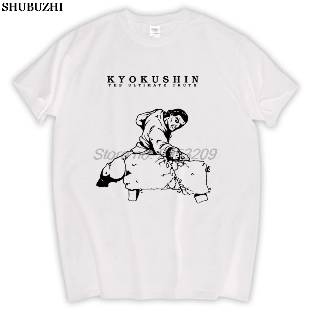 Kyokushin karate Qigong T-shirt Cotton Men T shirt New Design High Quality Digital Inkjet Printing