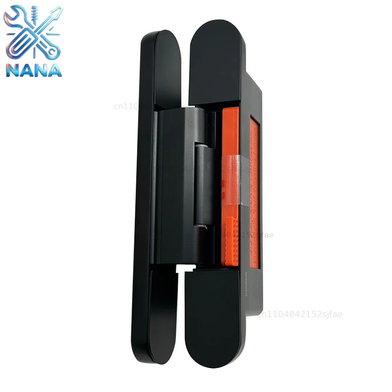 Invisible 3D c hinge Automatic buffer Closed door Dark hinge NarrowAluminum wooden door Hidden hydraulic h