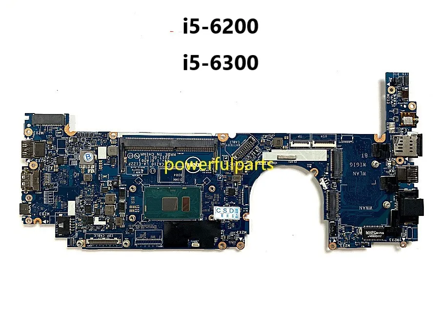 

For DELL LATITUDE E7280 Motherboard CAZ10 LA-E122P i5-6200 i5-6300 Cpu 0W87R5 09PJNK Working Good