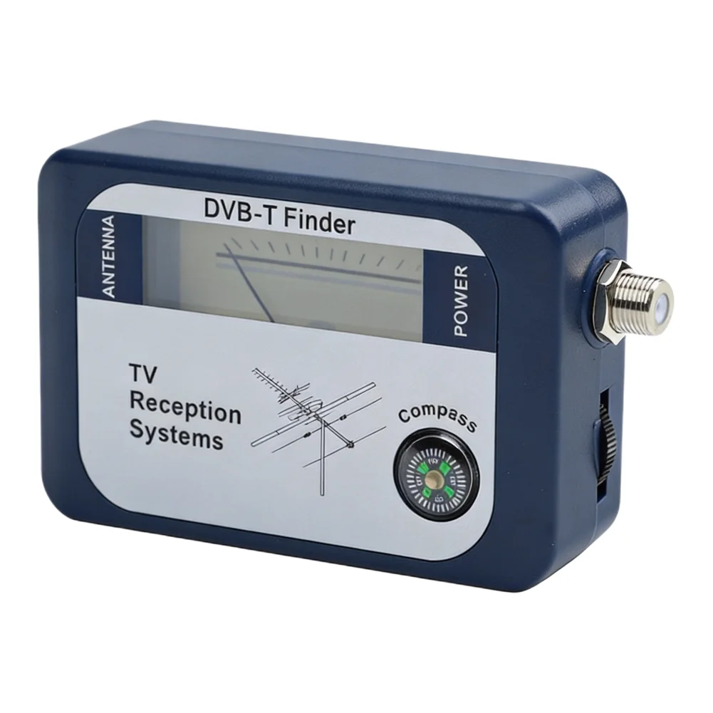 Digital TV Signal Finder Detector DVB T Antenna with For Compass Beeper and Signal Strength Meter for Terrestrial Use