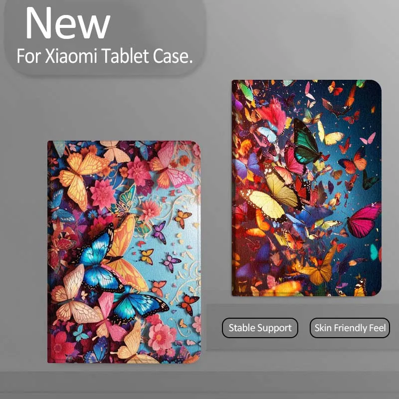 

Colorful Butterfly Sky Pattern Gift Tablet Case For Xiaomi Redmi Mini Pad SE K 2 4 5 6 7 8 2023 2025 11 8.8 11.2 10.1 Pro