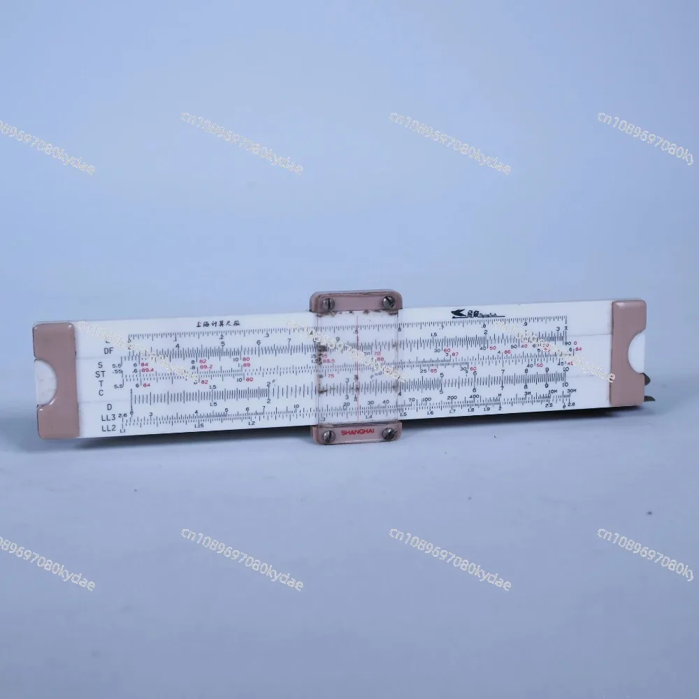 Logarithmic Slide Rule Old Object from 1960s - 1970s Nostalgic Folklore Ornament Calculator