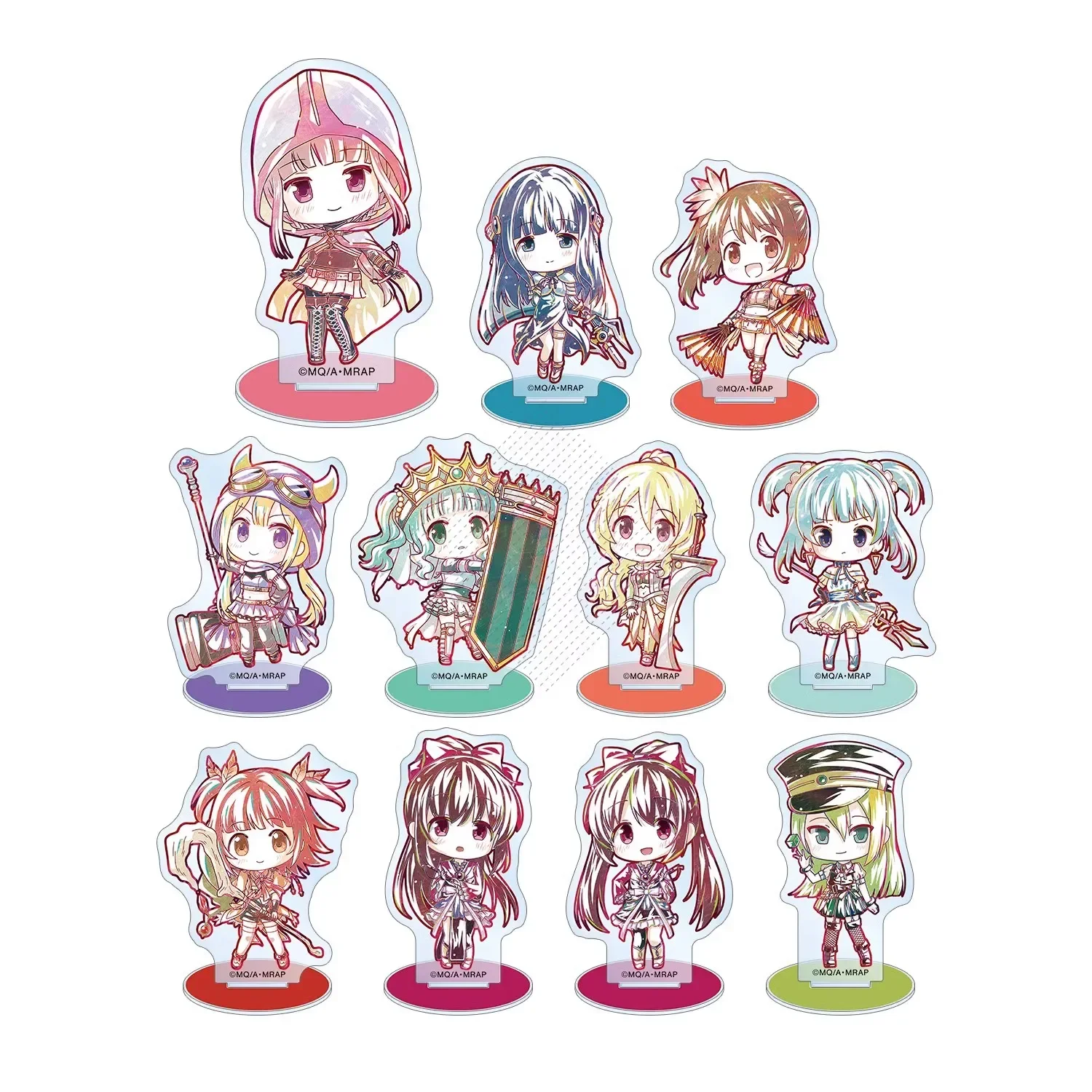 

Anime Kaname Madoka Akemi Homura Miki Sayaka Mami Sakura Kyouko Acrylic Stand Doll Keychain Keyring Pendant for Gift