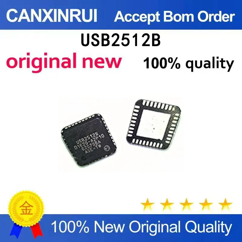 

(5-100 pieces)USB2512B-AEZG USB2512B QFN brand new in stock