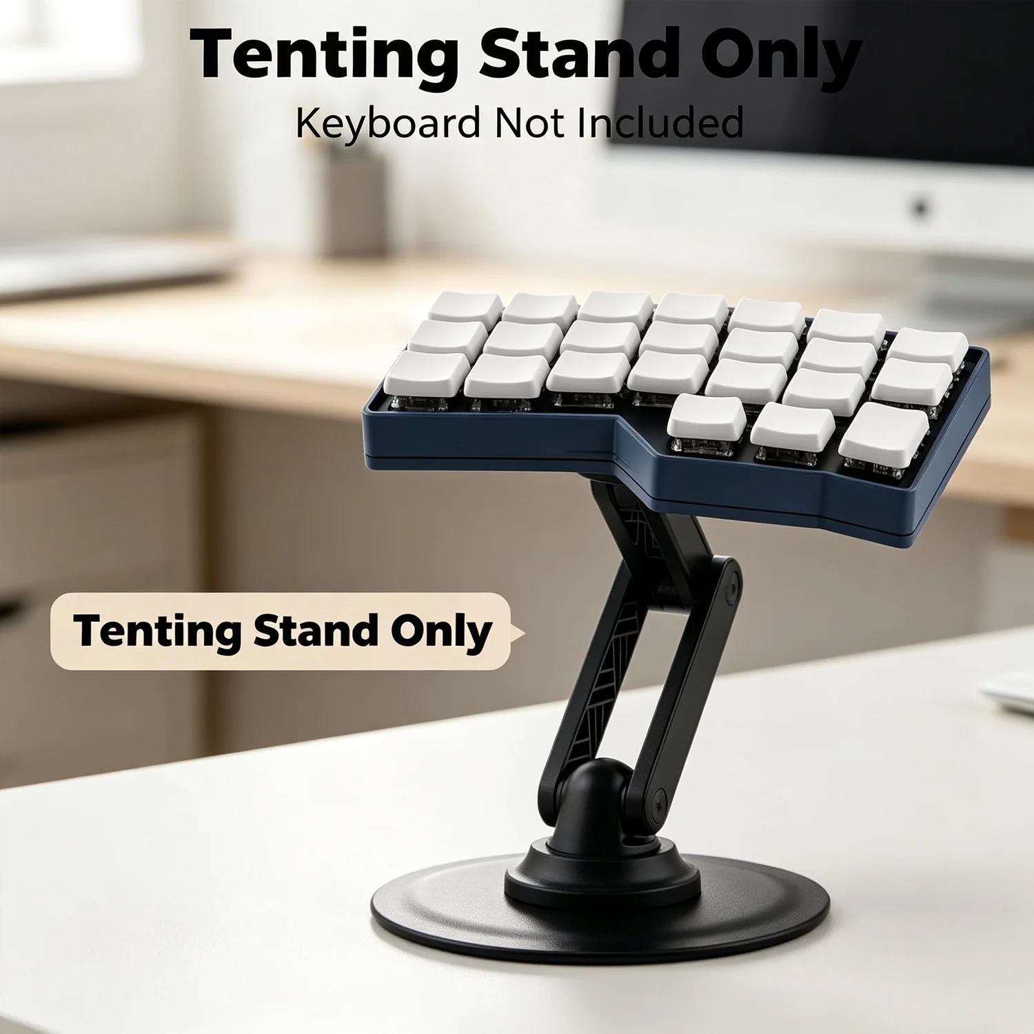 1PCS For Split Keyboard Magnetic Tenting Bracket Detachable 360 Degree Height Adjustable for Phone Tablets PC Game Accessories