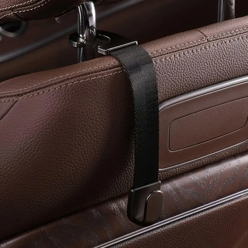 سيارة مسند الرأس السنانير شماعات للحقائب المقعد الخلفي حامل مُنظِم مقاطع السيارات السحابة السنانير تخزين السيارات الملحقات الداخلية