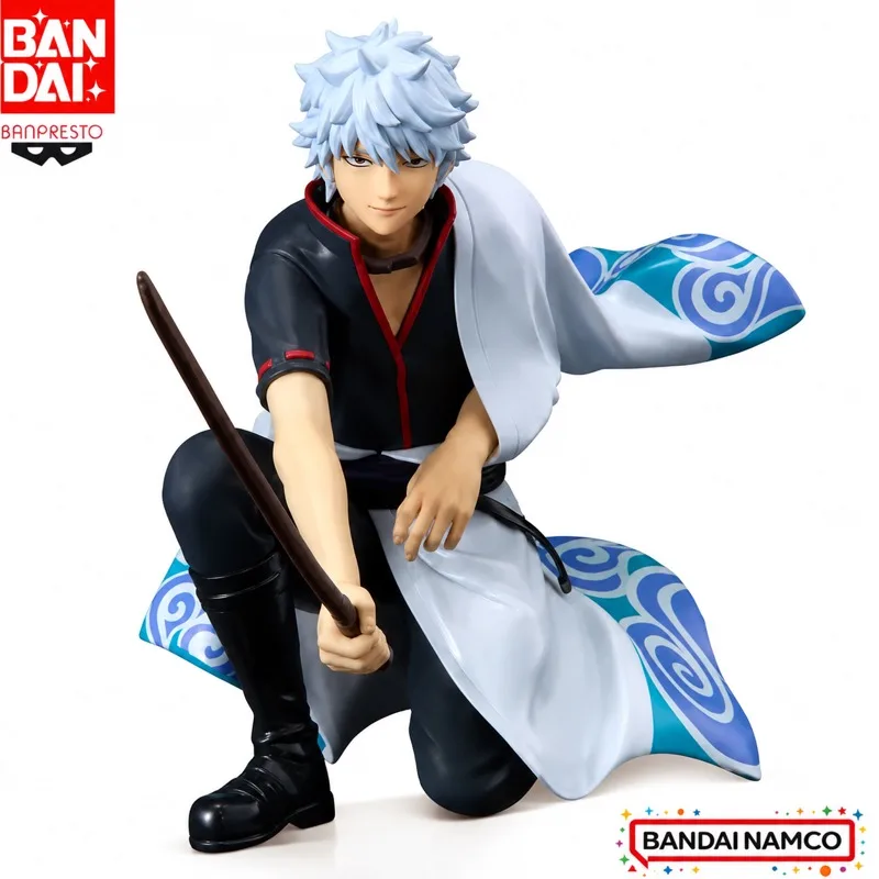 

In Stock Bandai Original Banpresto Gintama Sakata Gintoki Action Figure Model Doll Brand New Boxed Anime Characters Toys Model