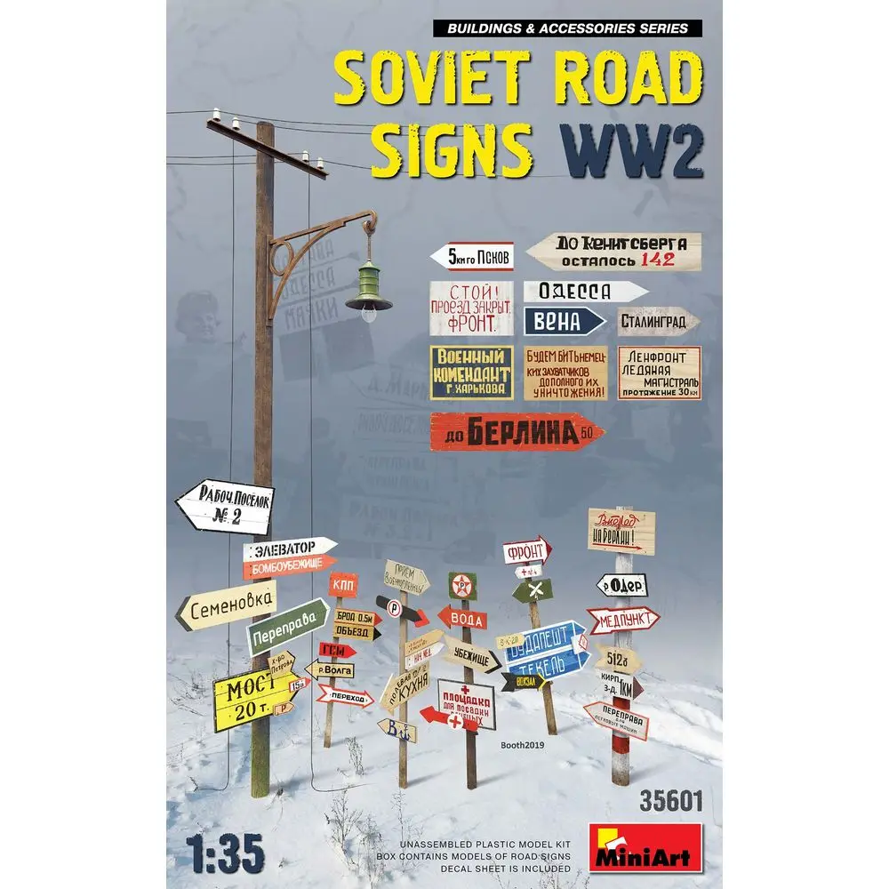 

MiniArt 35601 1/35 WWII Soviet Road Signs - Scale Model Kit