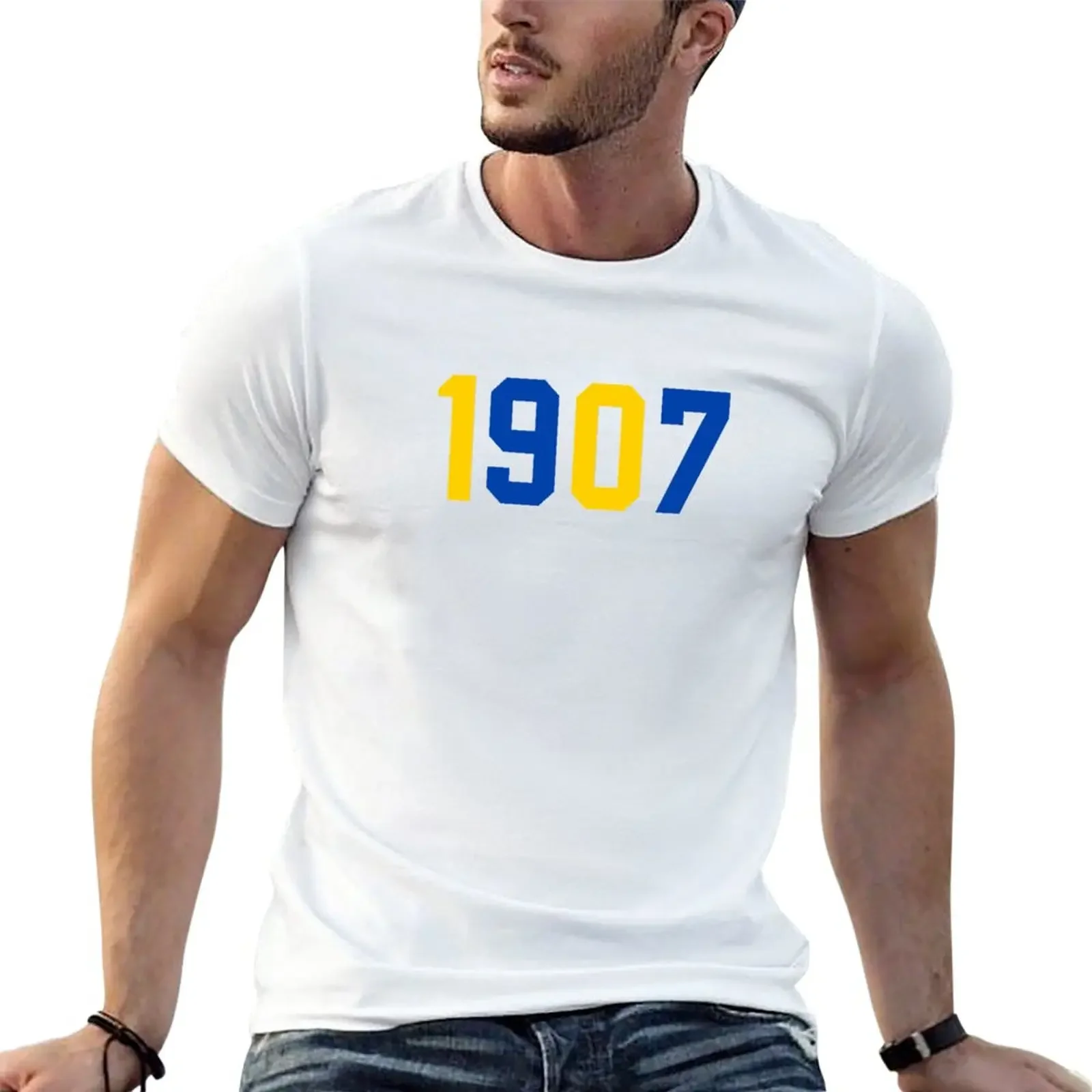 New 1907 Fenerbah?e Striped T-Shirt cotton graphic tees tees vintage workout shirts for men