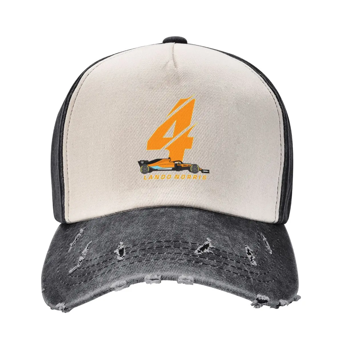 

Norris 4 Racing Car Baseball Cap Ball Cap New In The Hat Thermal Visor Men Caps Women's