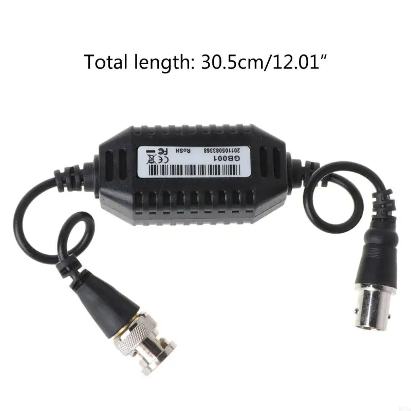 573A MINI CABLE BNC Male to Female Video Ground Loop Tarleator قل وداعًا لإشارة الفيديو تشويه تمزيق صورة واضحة