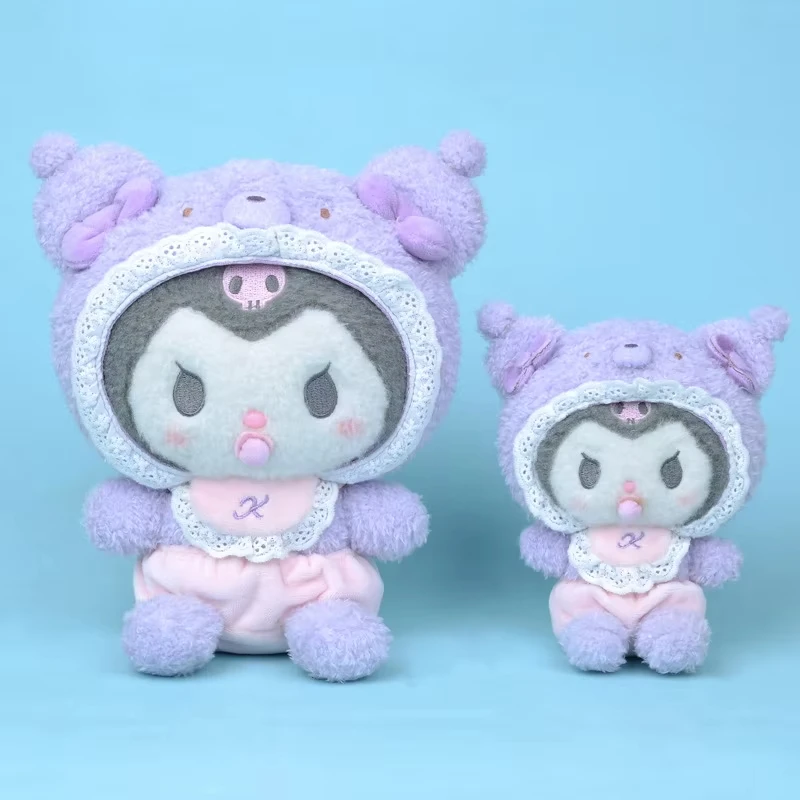

Kuromi My Melody Cinnamoroll Nipple Baby Plush Doll Keychain Pendant Ornaments Gifts