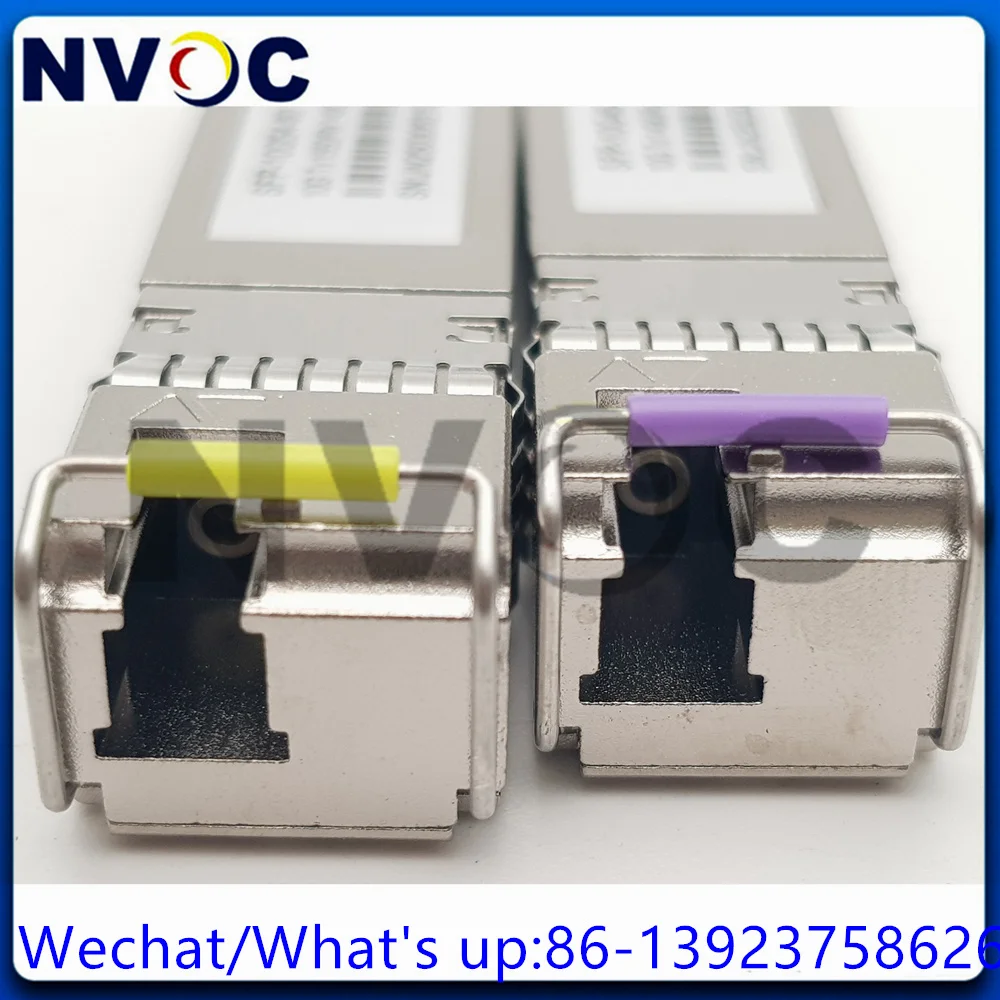 10G SMF Single Fiber Transcevier 80/100/100KM LC SM WDM 1490nm/1550nm SFP+ BIDI Module Compatible With Cisco/Mikrotik Switch