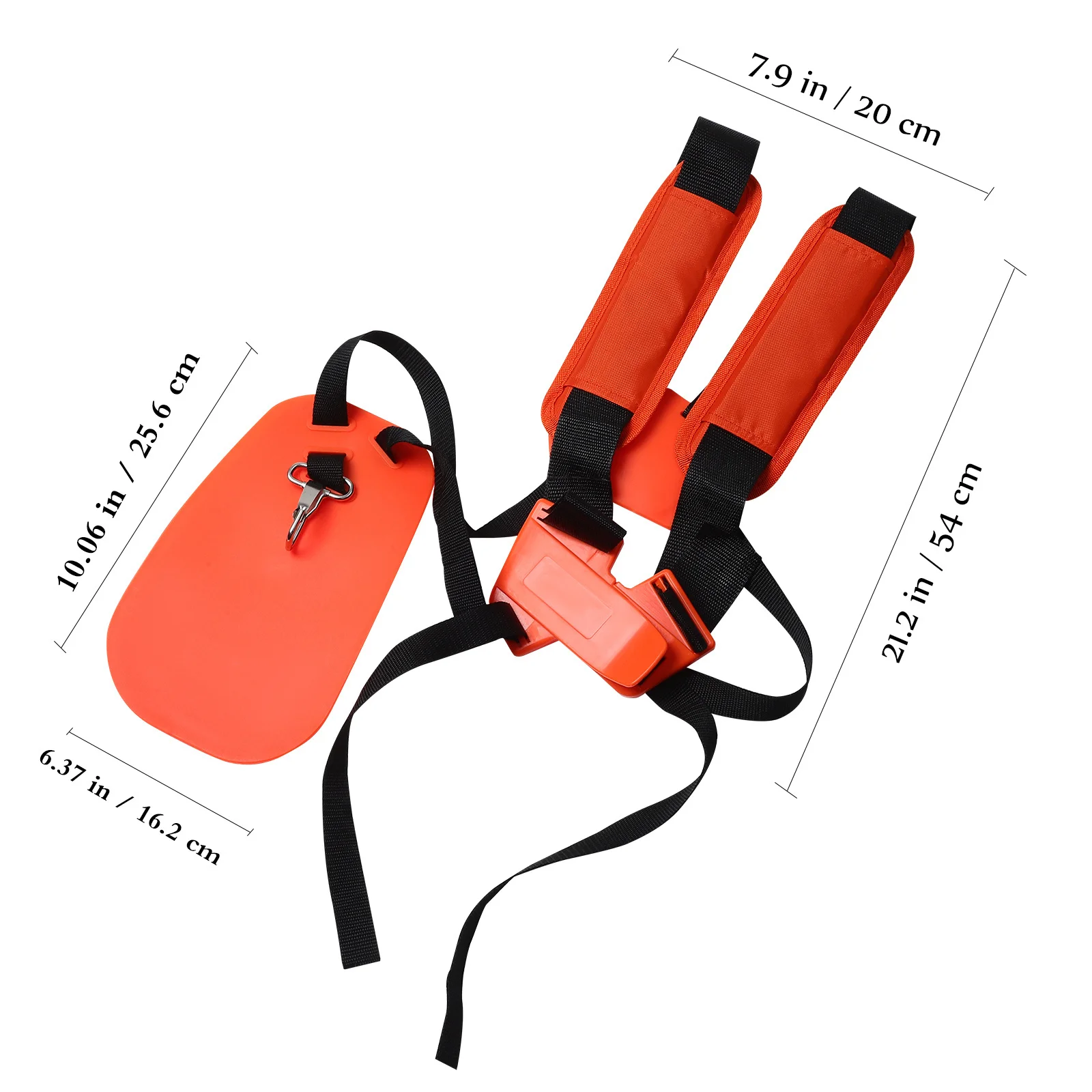 حزام كتف متين للجزازة، حزام تشذيب العشب قابل للتعديل، مريح، مشاركة الحمل، عمر خدمة طويل، استخدامات متعددة للحديقة #4