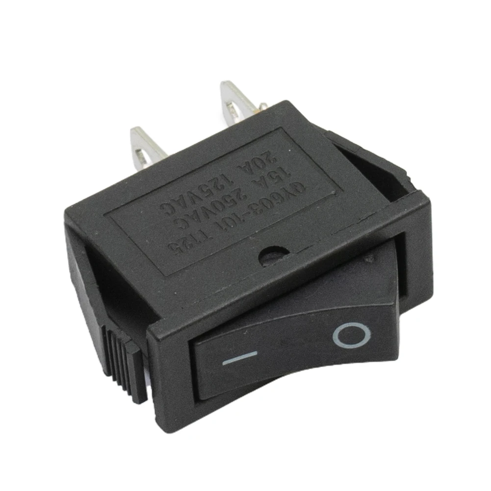 ยี่ห้อใหม่คุณภาพสูง Rocker Switch On-Off 1 ชิ้น 2 ขา 2 ตําแหน่ง SPST 240Vac อุปกรณ์เสริมรถ Dash เรือ