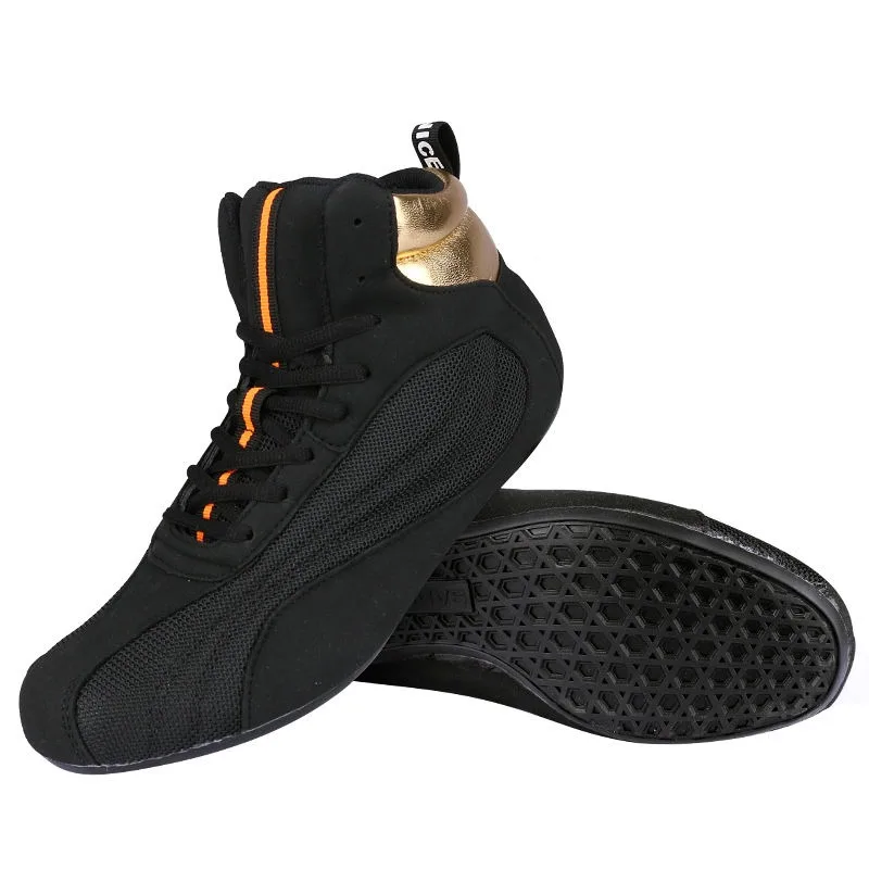 

Original Brand Unisex Wrestling Sneakers Competition Sport Gym Training Shoe Top Quality Wearable Boxing Fighting Boots 35-45