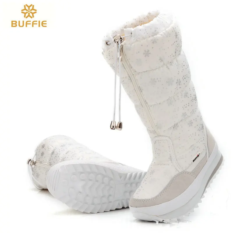 2024 Women\'s snow boots waterproof non-slip winter shoes women platform thicken fur warm winter boots for woman -40 degrees