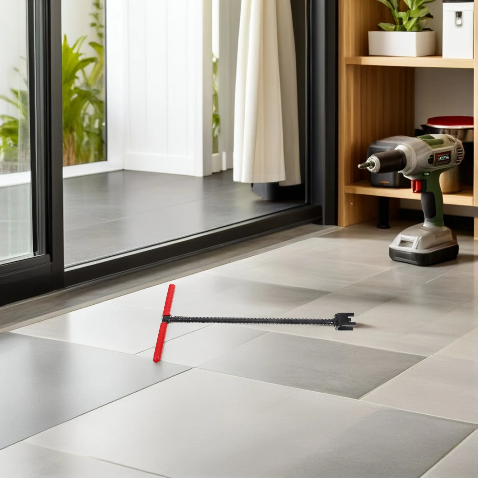 17 بوصة عداد المياه صمام وجع T-مقبض تمديد أداة للسباكة اغلاق مفتاح ماسورة من الفولاذ المقاوم للصدأ صمام وجع اليد #1